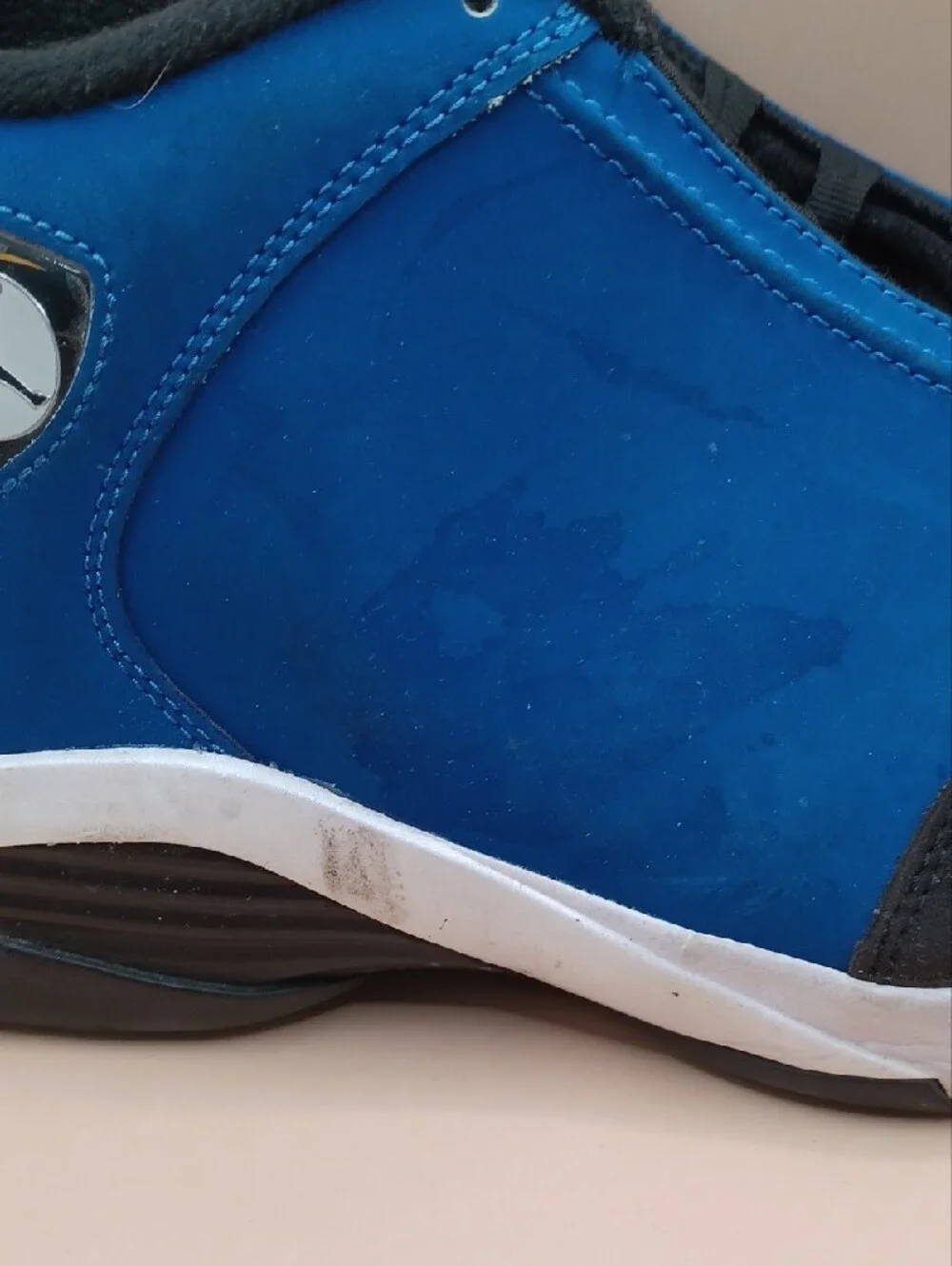 Pre-Owned Air Jordan 14 Retro Laney 2023-Royal Blue/Black/White Men Size 13 US